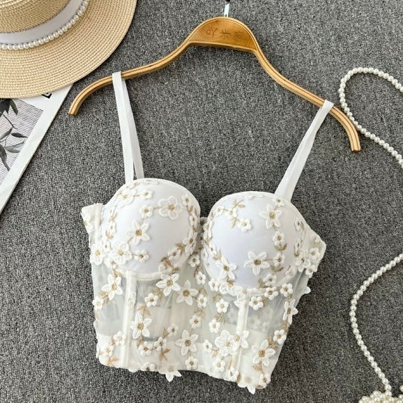 Luxe Daisy Detail Bustier